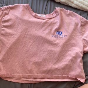 quiet storm oc md pink cropped tee